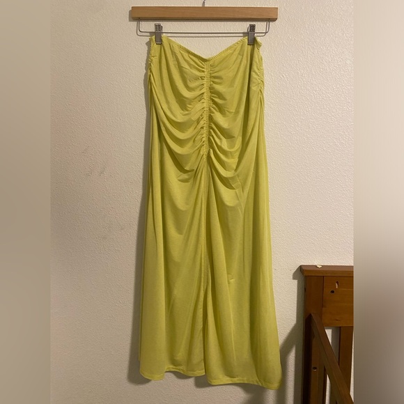 House of Harlow 1960 2 piece maxi set in yellow green - Picture 3 of 7